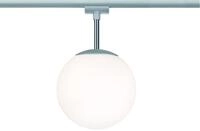 Paulmann URail Spot Globe E14 chrom matt opal 20 cm max. 10 W