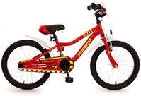 Bachtenkirch Kinderfahrrad Feuerwehr Kuma 18 Zoll rot wei&szlig;