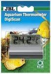JBL Digitales Aquarienscheiben Klebethermometer DigiScan grau