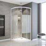 Schulte Runddusche Sunny 90 x 90 x 190 cm, Radius 55 cm