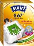 Swirl S 67 EcoPor Anti-Geruch Staubsaugerbeutel 4 Staubbeutel + 1 Filter
