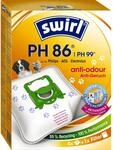Swirl PH 86 / PH 99 EcoPor Anti-Geruch Staubsaugerbeutel 4 Staubbeutel + 1 Filter