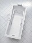 Ottofond Whirlpool-Badewanne Komplettset Atlanta 180 cm