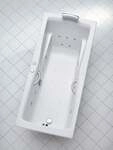 Ottofond Whirlpool-Badewanne Komplettset Atlanta 190 cm