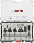 Bosch Fr&auml;ser Set 6-teilig Schaft &Oslash; 8 mm Trim & Eding