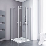 Schulte Eckeinstieg Duschwanne 80 x 80 x 192 cm Alexa Style 2.0