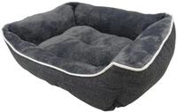 Nobby Hundebett & Katzenbett Classic Arno eckig 62 x 50 x 17 cm grau