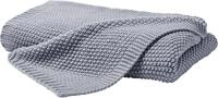Vario Strickdecke mittelgrau, 130 x 170 cm
