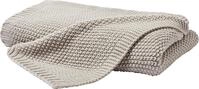 Strickdecke 130 x 170 cm natur