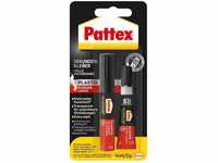 Pattex Sekundenkleber Plastix Flüssig 2 g + 4 ml Aktivator Stift, klar & farblos
