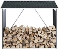 Duramax Kaminholzregal anthrazit 182 x 74 x 162,5 cm