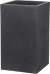 Scheurich Pflanzgef&auml;&szlig; C-Cube Serie 240 schwarz granit 48 cm