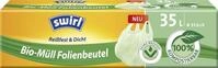 Swirl Bio-M&uuml;ll-Folienbeutel mit Tragegriff 35 L 6 St&uuml;ck