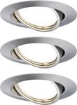 Paulmann LED Einbauleuchte Base 3x5W warmwei&szlig; Eisen