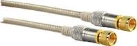 Schwaiger SAT Anschlusskabel KVCHD30 532 (110dB) transparent, 3,0m, 1x F Stecker / 1x