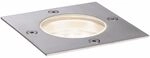 Paulmann Plug & Shine Bodeneinbauleuchte Outdoor silber 10 cm warmweiß