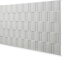 Floraworld Sichtschutzstreifen silber 2,015 m x 19 cm