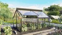 Vitavia Fr&uuml;hbeet Gaia Jumbo ESG 119 x 83 x 72 cm schwarz