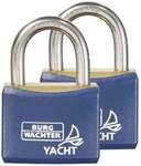Burg W&auml;chter Vorh&auml;ngeschloss Duo 460 Ni 40 SB Yacht 22.0 x 23.5 mm