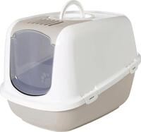 Nobby Katzentoilette Nestor Jumbo mokka wei&szlig; 66,5 x 48,5 x 46,5 cm