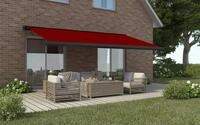 Primaster Kassetten-Markise 3,5 x 3 m elektrisch rot