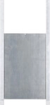 Kerbl H&uuml;hner Schiebet&uuml;r 220 x 330mm Alu Silber, 22x33 cm