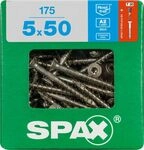 Spax Universalschrauben 5.0 x 50 mm TX 20 - 175 St&uuml;ck Edelstahl