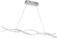 Eglo LED Pendelleuchte Lasana 2 chrom 100 x 8 cm warmwei&szlig;
