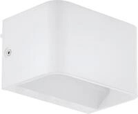 Eglo LED Wandleuchte Sania 4 wei&szlig; 13 x 8 cm Up & Down warmwei&szlig;