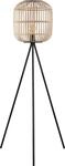 Eglo Stehleuchte Bordesley schwarz-natur 139 x 35 cm E27, max. 60 W