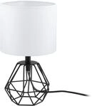 Eglo Tischleuchte Carlton 2 schwarz &Oslash; 16,5 cm E14, max. 60 W