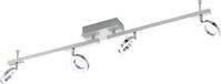 Eglo 4er LED Spot Cardillio 1 alu-chrom 98,5 x 8,5 cm warmwei&szlig;