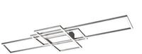 Trio LED Deckenleuchte IRVINE nickel matt