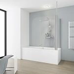 Schulte Badewannenaufsatz EP3380 2-tlg. 114,6 x 70 x 140 + Seitenwand