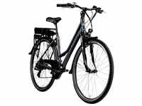 Zündapp E-Bike Trekking Green 7.7 Damen 28 Zoll RH 48cm 21-Gang 374 Wh grau...