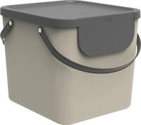 Rotho M&uuml;lltrennungssystem Albula 40 L cappuccino Recyclingbeh&auml;lter