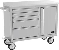 G&uuml;de Werkstattwagen 5/1 Inox Edelstahl