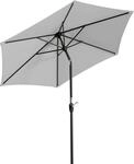 Schneider Sonnenschirm Bilbao silbergrau &Oslash; 220 cm