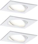 Paulmann LED-Einbauleuchte Nova Plus 8,4 cm warmwei&szlig; wei&szlig; matt dimmbar 3er Set