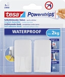 tesa Haken Powerstrip 2er-Set, waterproof, wei&szlig;