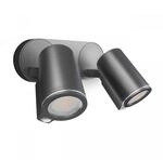 Steinel Strahler Spot DUO SC Anthrazit 2-flammig smart mit Bewegungsmelder
