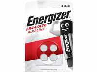Energizer Knopfzelle LR 44 Alkaline, 1,5 V, 4er Pack GLO699640421