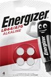 Energizer Knopfzelle LR 44 Alkaline, 1,5 V, 4er Pack