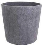 TrendLine Pflanztopf &Oslash; 30 x 31 cm grau Schieferoptik