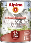 Alpina Wetterschutzfarbe 2,5 L wei&szlig;