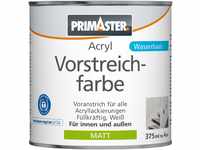 Primaster Acryl Vorstreichfarbe 375 ml weiß matt GLO765050018