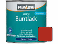 Primaster Acryl Buntlack RAL 3000 125 ml feuerrot glänzend GLO765104131