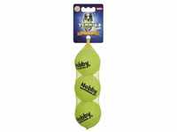 Nobby Tennisball mit Squeaker M 6,5 cm 3er Netz GLO689300318