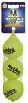 Nobby Tennisball mit Squeaker M 6,5 cm 3er Netz