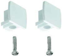 Paulmann URail Universal Endkappen 2er Pack wei&szlig; 1,3 x 2,1 cm
